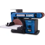 SCHEPPACH Band- & Tellerschleifer BTS800Vario Schleifmaschine mit LCD Display & stufenloser Vario Speed | 400W | klappbar | Schleifband 914x100mm | Ø150mm Klettschleifteller | inkl. Queranschlag