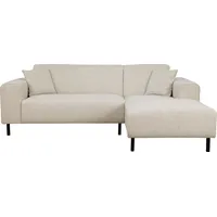 Home Affaire Ecksofa »ARROS L-Form«, incl. loser Zierkissen, Maße B/T/H: 235/163/81 cm, auch in Cord beige