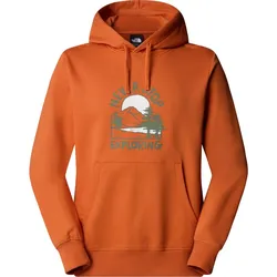 The North Face Mens Outdoor Graphic Hoodie iron bronze (6IG) M