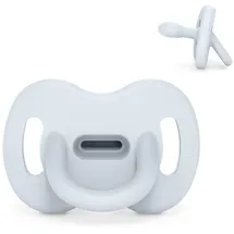 Suavinex Suavinex, Silikon-Schnuller, 6/18 Monate, Physiologischer Sx Pro-Sauger, Superweich & Flexibel, Ideal zum Schlafen, Respektiert die Mundentwicklung, Colour Essence, Ballad Blue