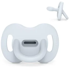 Suavinex Suavinex, Silikon-Schnuller, 6/18 Monate, Physiologischer Sx Pro-Sauger, Superweich & Flexibel, Ideal zum Schlafen, Respektiert die Mundentwicklung, Colour Essence, Ballad Blue