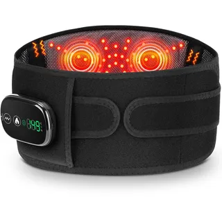 Kabelloses Heizkissen für den unteren Rücken & die Taille, elektrisches Lendenwirbelstützband für Männer & Frauen, tragbare Schmerztherapie