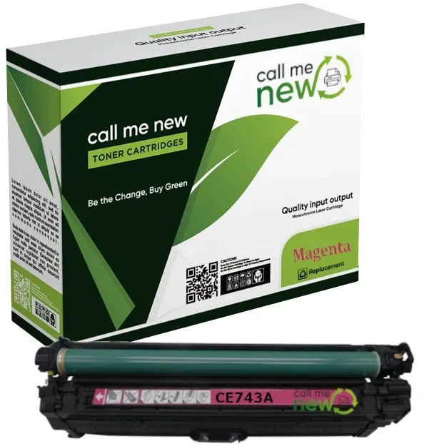 Callmenew Toner für HP CE743A magenta Color LaserJet CP 5200 5225 Professiona...