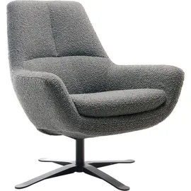 BeType Drehsessel Be Organic Standard Back Polyester 81 x 92 x 83 cm Grau drehbar