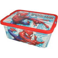 Stor Spiderman Comic Buch 13 Liter Click Close Aufbewahrungsbox