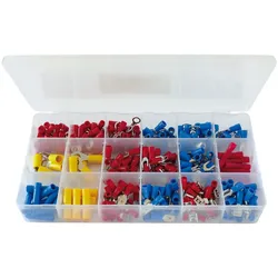 Kabelschuh-Sortiment - 300 Teile - in Sortimentsbox