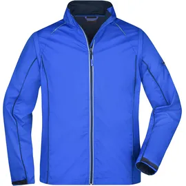 James & Nicholson Herren Softshell Jacke mit abnehmbaren Ärmeln Softshelljacke JN1122 nautic blue/navy XXL