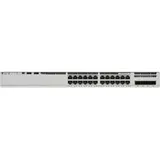 Cisco Catalyst 9200 Essentials Rackmount Gigabit Managed Stack Switch, 24x RJ-45, 1x Modul-Slot, 370W PoE+ (C9200-24P-E)