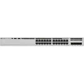 Cisco Catalyst 9200 Essentials Rackmount Gigabit Managed Stack Switch, 24x RJ-45, 1x Modul-Slot, 370W PoE+ (C9200-24P-E)