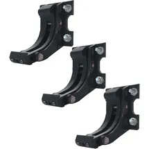 MCW 3er-Set Wandhalterung für Markise H124, Wandkonsole Wandmontage Adapter anthrazit