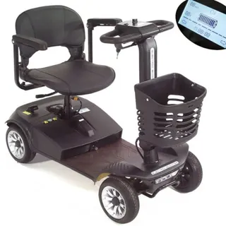 Apex Digital Apex Kompressor Elektromobil Seniorenmobil Elektr. Rollstuhl Scooter 6km/h 56800, 1-tlg.