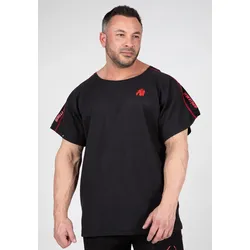 Buffalo Alte Schule Workout-Oberteil chwarz/Rot /XL SCHWARZ|ROT|ROT L / XL