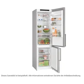Bosch Serie 4 KGN39VIBT Kühl-Gefrierkombination (363 l, 2030 mm hoch, Edelstahl)