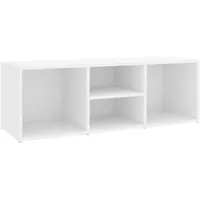 VidaXL Schuhbank Weiß 105x35x35 cm Holzwerkstoff
