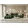 kaiser möbel Ecksofa L-Form GRAND 318 cm, stoff Salvador, Grün, Links - Grün