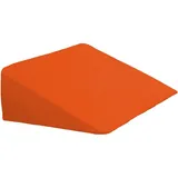 Dukal | Bezug für Keilkissen | 55x60x25 cm | aus hochwertigem DOPPEL-Jersey | 100% Baumwolle | Farbe: orange