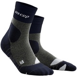 CEP Hiking Merino Mid Cut Socks, peacoat/grey III