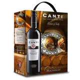 Canti - Italienischer Negroamaro Primitivo I.G.T. 12%, Rotwein, süßer und runder Geschmack mit Noten von brombeeren und roten Blumen, 3000 ml