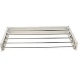 Ausziehbarer Wandwäschetrockner 50 Kg  Diskretes Staufach  5 Aluminium-carbon-arme  Verschraubte Montage (faltbare Version)