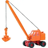 Minis LEMKE Minis N LC4703 - Fuchs F 301 Bagger, Gittermast m. Schaufel, orange/rot