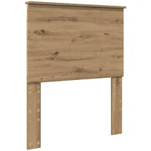 vidaXL Kopfteil mit Kopfteil Artisan-Eiche 80 cm Holzwerkstoff