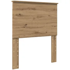 vidaXL Kopfteil mit Kopfteil Artisan-Eiche 80 cm Holzwerkstoff