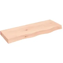 vidaXL Waschtischplatte 80x30x(2-6) cm Massivholz Unbehandelt