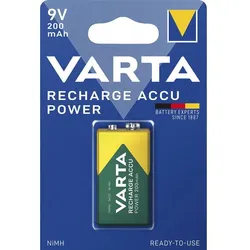 VARTA Batterie Recharge Akku - 9V , 200 mAh
