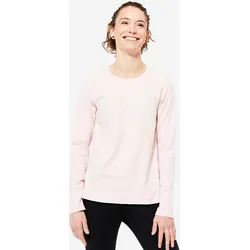 Langarmshirt Damen - 500 rosa, rosa, XL