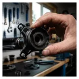 e*thirteen Lockring-/Innenlager Montagewerkzeug für Kurbeln mit abnehmbarem Spider, kompatibel mit ethirteen Innenlagern und Kettenblatt-Lockringen, aus robustem Stahl