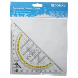 DONAU Geometrie-Dreieck mit Griff  25,0 cm