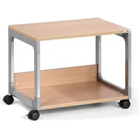 Durable System Multi Trolley 48 metallic silber/Buche
