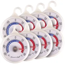 Rosenstein & Söhne Thermometer 8er-Set farbige Zonen 51 mm