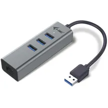 iTEC i-tec USB-Hub, RJ-45, USB-A 3.0 [Stecker] (U3METALG3HUB)