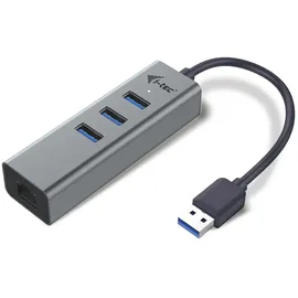 iTEC i-tec USB-Hub, RJ-45, USB-A 3.0 [Stecker] (U3METALG3HUB)