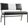 GGM Möbel Sitzbank Diner Schwarz 110 x 48 cm