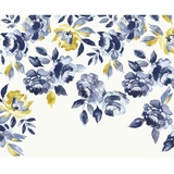 Joules Fototapete Ocean Bloom Crème 300 cm x 280 cm Blau-Grün FSC®