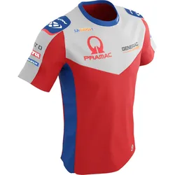 Ixon Pramac GP Replica Kinder T-Shirt, weiss-rot-blau, Größe 8 Jahre