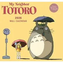 UK Books Studio Ghibli My Neighbor Totoro 2026 Wall Calendar