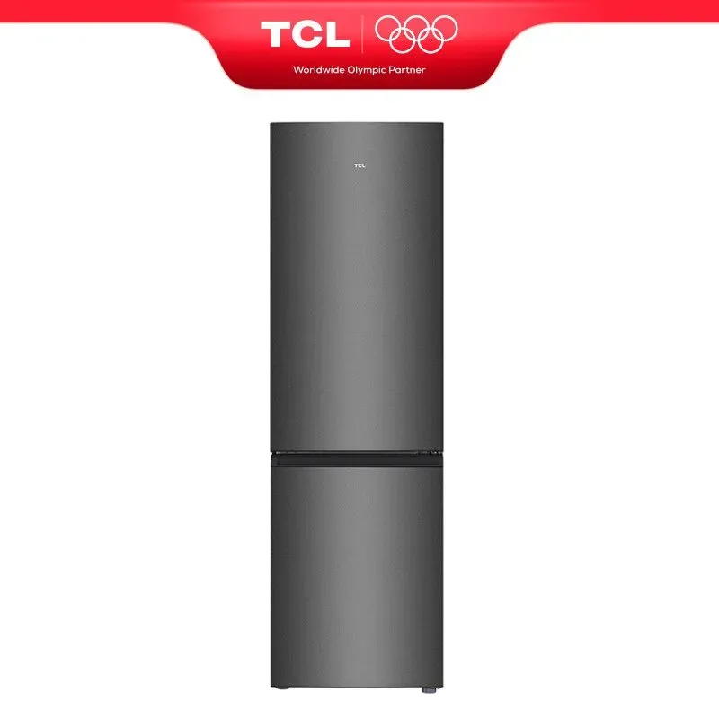 TCL Kühl-Gefrierkombination 260 L, Kühlteil 187 L, Gefrierteil 73 L, Fresh Zone, Wechselbare Tür, Verstellbare Füße [Energieeffizienzklasse E] RF338BSE0