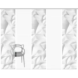 Vision S Schiebevorhang ¦ grau ¦ Synthetik ¦ Maße (cm): B: 60 H: 260