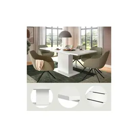 VCM Esstisch Motion weiß