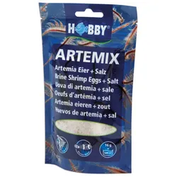 HOBBY Artemix Eier & Salz 195 Gramm für 6 Liter Fischfutter