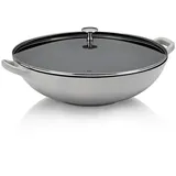 Kela Wok Calido Gusseisen hellgrau 17,0cm 36,0cmØ 4,0l