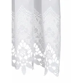 HOSSNER - ART OF HOME DECO Querbehang »Staffelsee« Stangendurchzug 1 Stk. tlg. HOSSNER - ART OF HOME DECO weiß