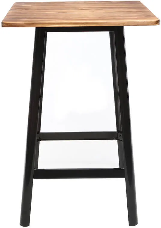 Table de bar design noire L70 cm JONES