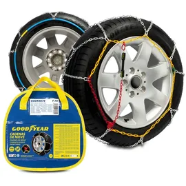 Goodyear GODKN070 Schneeketten mit Kettenspanner, mit Aufbewahrungstasche, Stahl