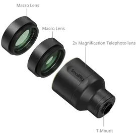 SmallRig Zoom- und Makroobjektiv-Set für Smartphones schwarz