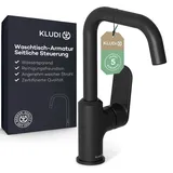 Kludi X1 Waschtischarmatur Schwarz Matt