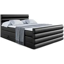 altdecor Celestia-Z King 160 x 200 cm H3/H4 Schwarz Hochglanz
